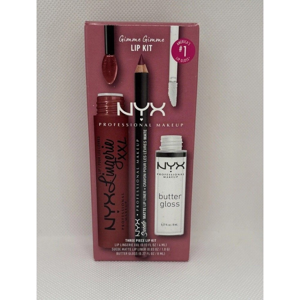 NYX PROFESSIONAL MAKEUP Gimmie Gimmie Lip Kit New In Box